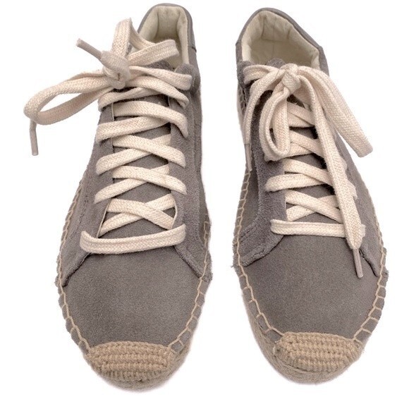 Soludos Izzy Espadrille Sneakers Gray Size 7 - Picture 1 of 7